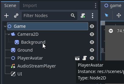 GIF of node creation process