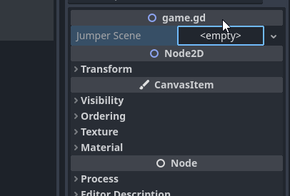 GIF of selecting jumper scene