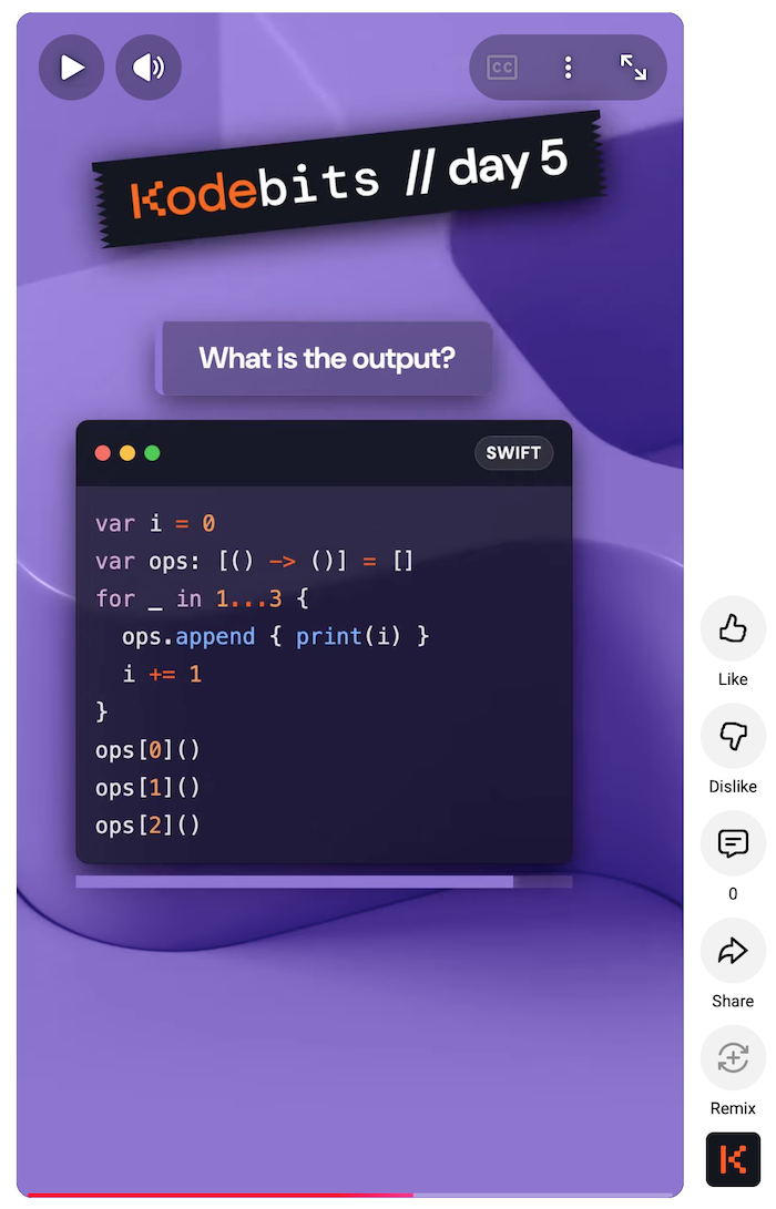 Sample Kodebit video